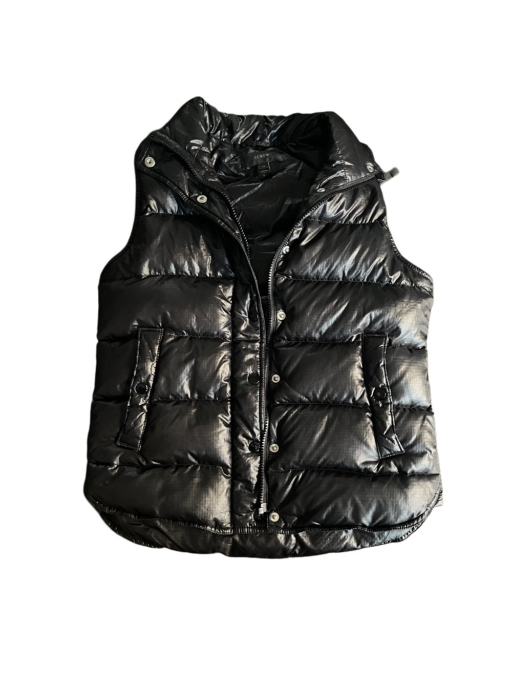 J.Crew Quilted Puffer Vest - Size XS - Classic Black